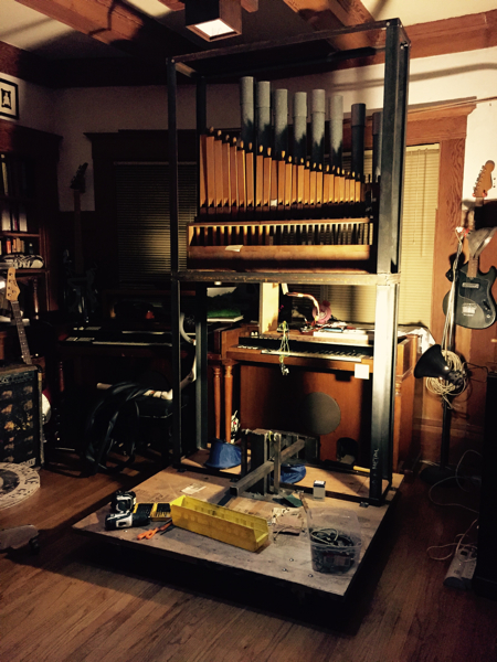 pump organ living room